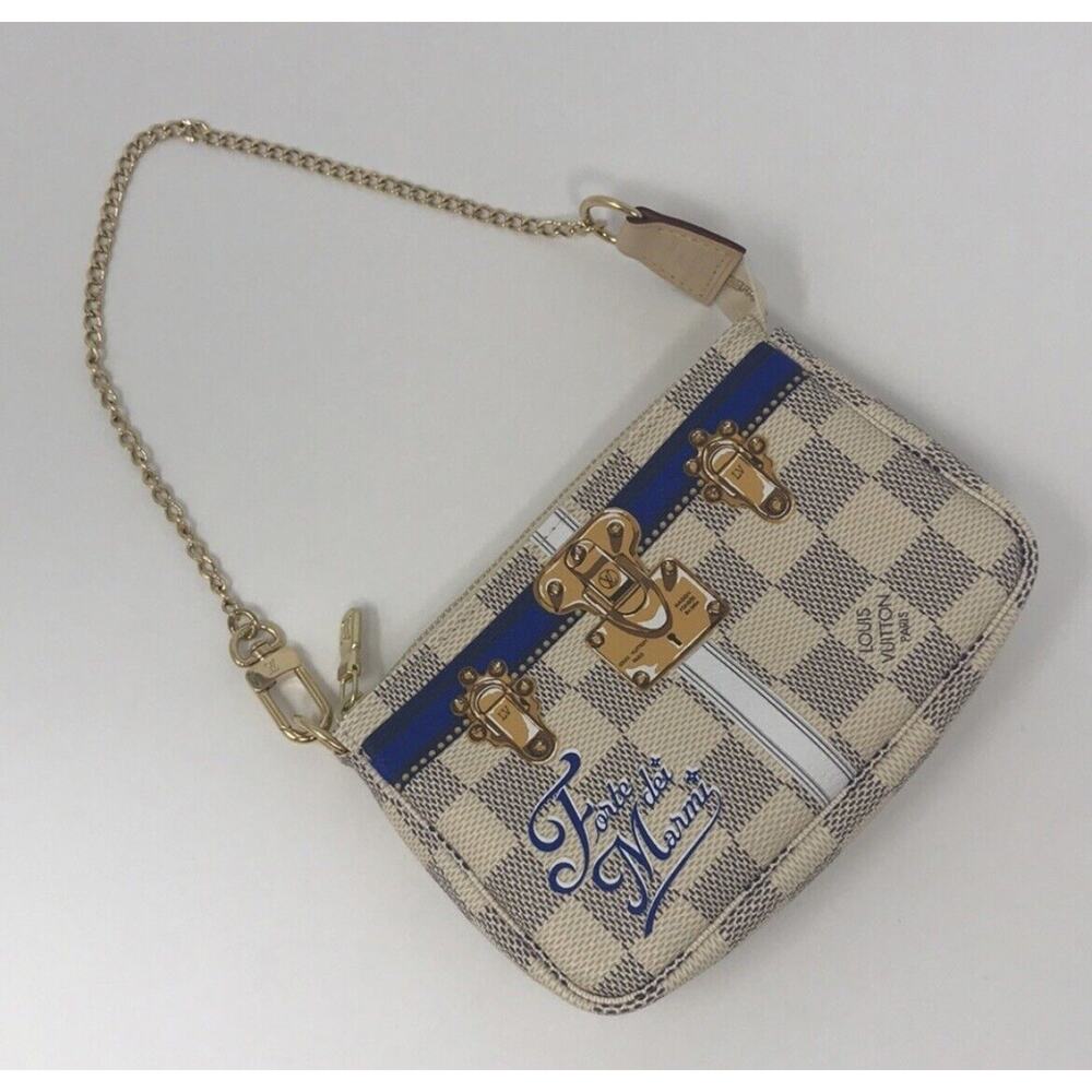 MINI POCHETTE LOUIS VUITTON FORTE DE MARMI LIMITED EDITION D. Azur - Picture 4 of 13